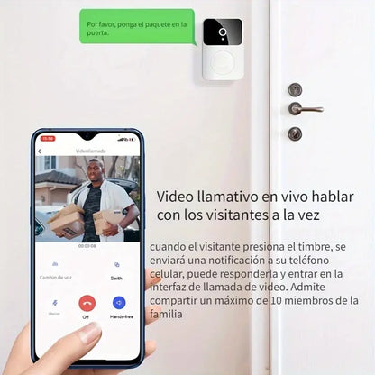 TIMBRE CON CAMARA INALAMBRICO