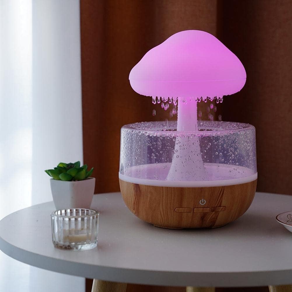 Humidificador Nube De Lluvia Multicolor ☑️