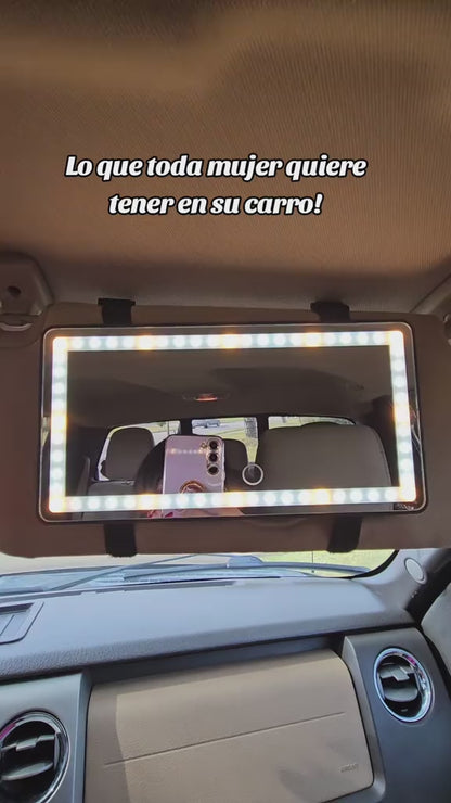 Espejo de maquillaje carro Táctil Led